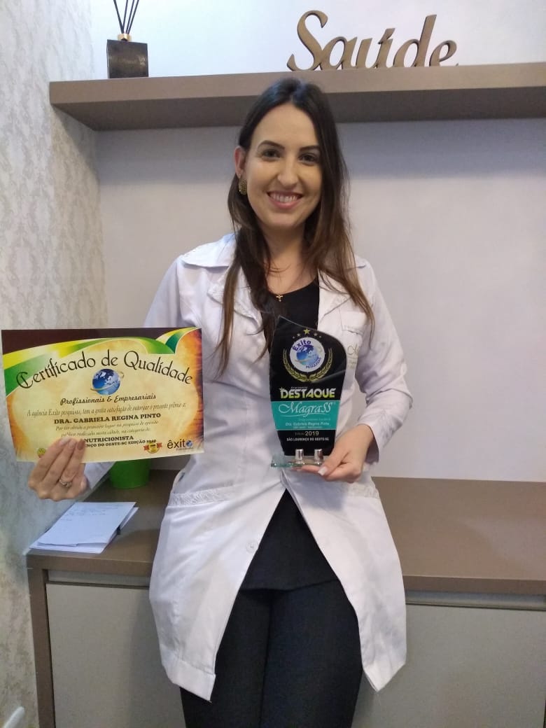 Foto do nutricionista Gabriela Regina Pinto